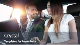  Presentation with car business - Audience pleasing PPT layouts consisting of reporting relationship - business people meeting working car backdrop and a tawny brown colored foreground