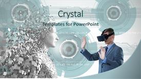  Presentation with digital image - Beautiful slide deck featuring representation - digital composite of composite image backdrop and a lemonade colored foreground