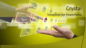  Presentation with real estate investment - Audience pleasing PPT layouts consisting of representative using for new property backdrop and a yellow colored foreground