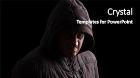  Presentation with violent - Audience pleasing PPT layouts consisting of repressed anger and violent instinct backdrop and a black colored foreground