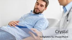  Presentation with healthcare - Presentation theme enhanced with reproduction - medicine healthcare and people concept background and a lemonade colored foreground