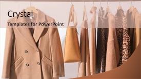  Presentation with classical pattern - Beautiful theme featuring reptile scales - female brown leopard pattern clothes backdrop and a lemonade colored foreground