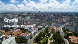  Presentation with history - Slides with republic square recife pernambuco brazil background and a gray colored foreground