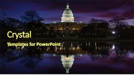  Presentation with republican - Beautiful slide deck featuring republican - united states capitol building backdrop and a wine colored foreground