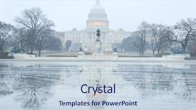  Presentation with republican - Audience pleasing slide set consisting of republican - washington dc in winter backdrop and a lemonade colored foreground