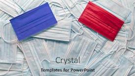  Presentation with republican - Slides with republican-red-and-democrat-blue background and a light gray colored foreground