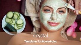  Presentation with skin care natural - PPT layouts enhanced with requirement - healthy skin requires care natural background and a coral colored foreground