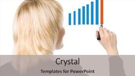  Presentation with business woman standing on maze - Theme with requirements engineering - business woman stand back background and a light gray colored foreground