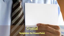  Presentation with man in suit and tie - Cool new theme with requirements engineering - man in tie holding backdrop and a tawny brown colored foreground