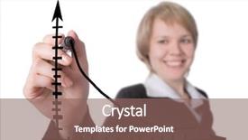  Presentation with raffle lucky draw - Cool new PPT theme with requirements engineering - smile businesswoman draw blavk graph backdrop and a violet colored foreground