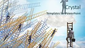  Presentation with mentorship - Presentation enhanced with rescue plan - concept of mentorship in business background and a sky blue colored foreground