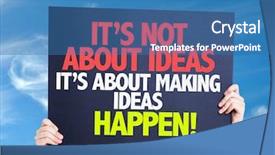  Presentation with action research - Audience pleasing theme consisting of action research - it's not about ideas its backdrop and a teal colored foreground