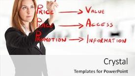  Presentation with marketing research - Amazing slide set having research - marketing backdrop and a white colored foreground