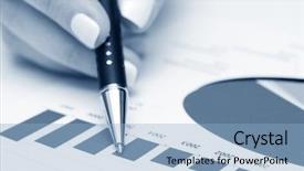  Presentation with online stock market - Audience pleasing presentation consisting of research accounting - analysis of stock market reports backdrop and a  colored foreground