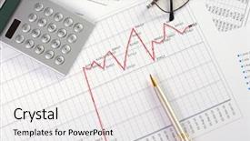  Presentation with sales - Slides with research accounting - charts and graphs of sales background and a  colored foreground