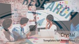  Presentation with compass - Beautiful theme featuring research against compass against manager backdrop and a soft green colored foreground