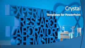  Presentation with chemistry formula - Presentation consisting of woman using the virtual reality headset and one finger touch on air focus on finger background and a light gray colored foreground