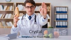  Presentation with gluten free food various pasta - Amazing presentation theme having research bread - scientist studying nutrition in various backdrop and a light blue colored foreground