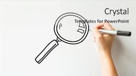  Presentation with business research - Presentation enhanced with research business people and education background and a white colored foreground