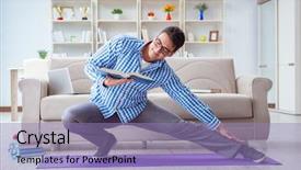  Presentation with student nurse teaching university - Slide set enhanced with research exercise - young student preparing for university background and a  colored foreground