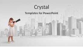  Presentation with cute - Presentation theme with research free - cute little girl looking background and a  colored foreground