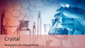  Presentation with research - Audience pleasing PPT theme consisting of research in science and medical backdrop and a coral colored foreground