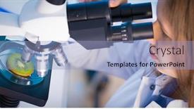  Presentation with kiwi - Cool new slide deck with research-kiwi-microbiological-laboratory-high backdrop and a light blue colored foreground