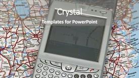  Presentation with old vs new - Slide set consisting of research locale - old and new technologies side background and a  colored foreground