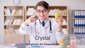  Presentation with nutrition - Amazing slides having research obesity - scientist studying nutrition in various backdrop and a lemonade colored foreground