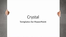  Presentation with communication skills training banner training - Beautiful slides featuring research poster - businessman showing empty banner backdrop and a white colored foreground