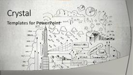  Presentation with ideas - Audience pleasing PPT layouts consisting of research project - sketch drawing with ideas backdrop and a light gray colored foreground