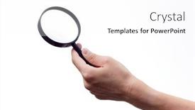  Presentation with business research - Presentation consisting of research-science-analysis-business-optics background and a white colored foreground