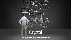  Presentation with planning - Cool new slides with research statistics - business people startup planning backdrop and a dark gray colored foreground