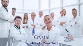  Presentation with research - Audience pleasing presentation design consisting of research-supervisor-and-a-group backdrop and a light blue colored foreground