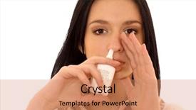  Presentation with liger fast - Beautiful slides featuring research violence - woman drips drops backdrop and a coral colored foreground