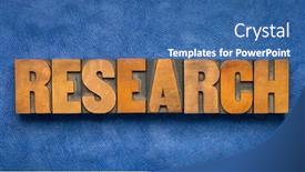  Presentation with research study - Slides having research-word-abstract-in-vintage background and a ocean colored foreground