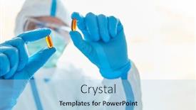  Presentation with covid coronavirus - Amazing slide deck having researchers-in-the-laboratory-using backdrop and a light blue colored foreground