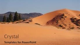  Presentation with glow - PPT layouts having reserve-coral-sand-dunes background and a coral colored foreground