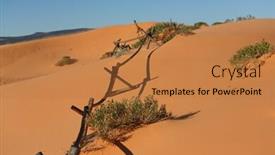  Presentation with glow - Cool new presentation with reserve coral sand dunes in the u s the orange glow of the sand in the first rays of the sun picturesque low fence against snow drifts backdrop and a gold colored foreground