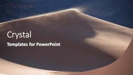  Presentation with morning sunrise - Slides featuring reserve-coral-sand-dunes background and a dark gray colored foreground