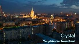  Presentation with royal - PPT layouts featuring residential buildings royal hotel radisson hotel ukraina near river at evening in moscow background and a wine colored foreground