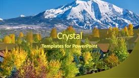  Presentation with neighborhood - PPT layouts featuring residential neighborhood in colorado background and a  colored foreground