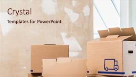  Presentation with moving agriculture - Cool new slide deck with residential room with walls ready backdrop and a  colored foreground