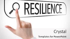  Presentation with virtual - Theme having reilience - resilience written in search bar background and a white colored foreground