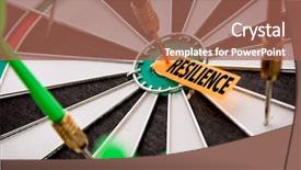  Presentation with resilience - Audience pleasing PPT layouts consisting of thriving business - resilience backdrop and a coral colored foreground