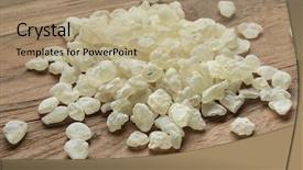  Presentation with tears - Slide deck with resin - mastic tears of chios background and a coral colored foreground