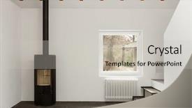  Presentation with nobody - Presentation design consisting of resin - modern loft interior nobody inside background and a light gray colored foreground