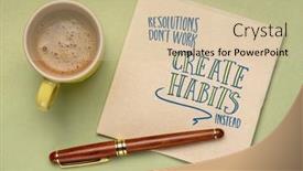  Presentation with work goals - Presentation with resolutions-do-not-work-create background and a soft green colored foreground