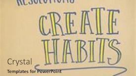  Presentation with work goals - Presentation having resolutions-do-not-work-create background and a soft green colored foreground