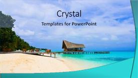  Presentation with cafe tropical - Slides having man with sleeping mask sleep on a bed cup of herbal tea in the foreground focus on tea cup background and a coral colored foreground